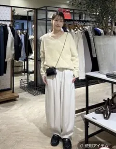 アパートバイ　CNラクーンコン2WAYニットプルオーバー