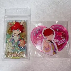 天城一彩 ハート缶バッジ 天城一彩 あんスタ ハート缶バッジ