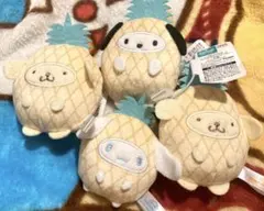 サンリオキャラクターズ フルーツ着ぐるみマスコット　パイン　4点セット