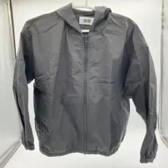 UNIQLO U フード付きジャケット 140 ブラック