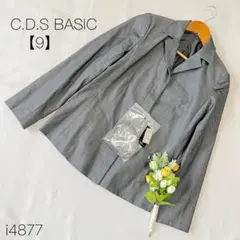 新品　シーディーエスベーシック　ステンカラー　ジャケット　春秋　グレー【9】Mのサムネイル