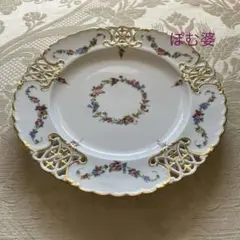 ☆マイセン 一級品☆ 4枚セット透かし彫り プレート 花柄 金彩