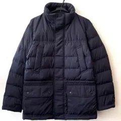 【極美品】UNIQLO ユニクロ　ダウンジャケット　ネイビー　S