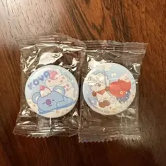 Koya Tata RJ ピンバッジ 2個セット くら寿司　BT21