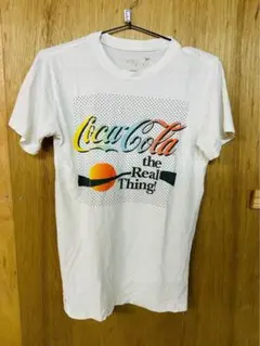 Coca-Cola カラフル　白Tシャツ　VINTAGE 古着　アメカジ　US
