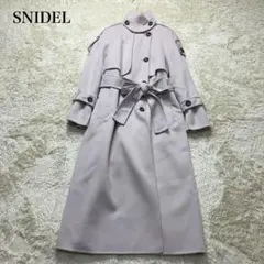 2025年最新】snidel スナイデル ウールカシミヤスタンドカラーコートの