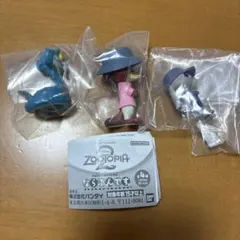 ズートピア2 ならぶんです　ジュディ　ニック　ゲイリー3体セット