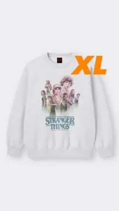 新品】GU ストレンジャーシングス ヘビーウェイトスウェットプルオーバー