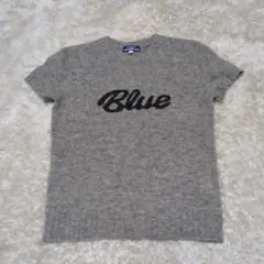 【極美品】バーバリーブルーレーベル ニット セーター 半袖 Blue