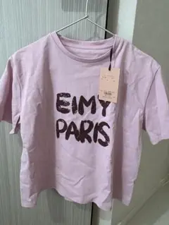 エイミーイストワール　ペンキ風ロゴTシャツ