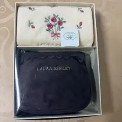 LAURA ASHLEY ポーチ タオルハンカチ ギフトセット