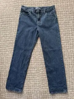 ユニクロ　JWA ストレートデニムパンツ ブルー　29インチ丈長め