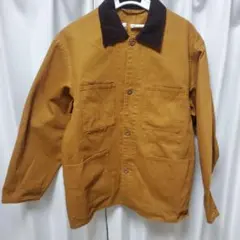 激レアGU ブラウンコットンカバーオール 古着美品