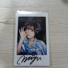 CUTIESTREET　梅田みゆ　サイン入りチェキ
