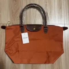 新品未使用⭐︎秋色オレンジのナイロントートバッグ♪