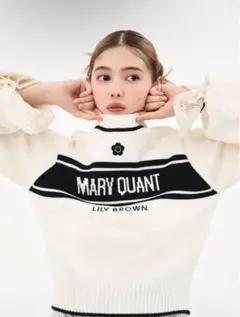【LILY BROWN×MARY QUANT】ジャガードニット