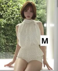 andmary Dot balloon blouse set up S - メルカリ