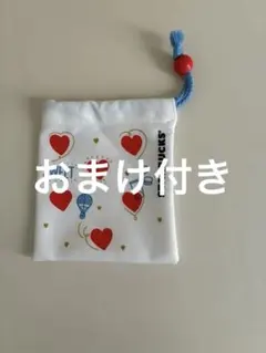Starbucks 巾着 ポーチ ハート柄