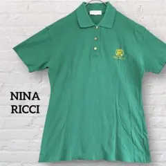 ニナリッチ NINA RICCI PARIS 半袖ポロシャツ グリーン Lのサムネイル