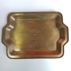 アンティークゴールド　インテリアトレイ①　金古美　小物入れ　クラシックトレイ