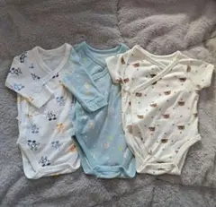 UNIQLO ベビー 肌着 ロンパース 60サイズ 3着セット