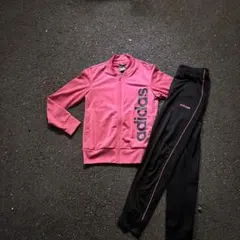 adidas ピンク ジャージセット