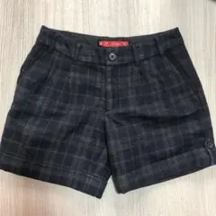 ショートパンツ　レディース Sサイズ　BACK NUNBER チェックのサムネイル
