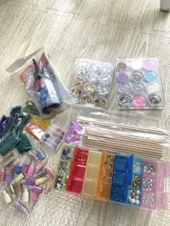 レジンパーツ・用具セット　ネイルアートにも