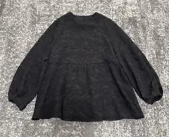 ユナイテッドアローズ パフジャガード ペプラムブラウス