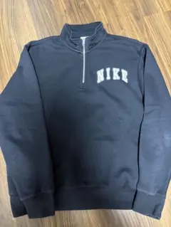 NIKE ブラック ハーフジップ スウェット Lサイズ