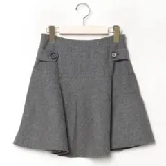 グレー フレアスカート ミニスカート　ウィルセレクション