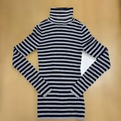無印良品　リブタートルネックセーター　タートルネック　レディースニット　S
