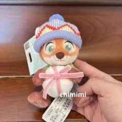 上海ディズニー 冬日 ズードピア ニックぬいぐるみキーチェーン - メルカリ