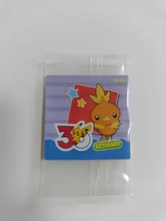 ポケモン30周年記念　ポケモンスナック　シール　アチャモ