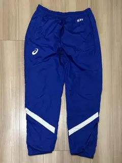 アシックス　ジャージ　青