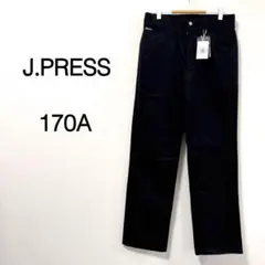 【ジェイプレス】タグ付き ストレートパンツ コットン100％ ネイビー 170Aのサムネイル
