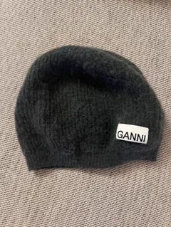 【新品未使用】GANNI ビーニー 黒 楽天市場】ガニー 帽子 ニット帽 ビーニー ブラック レディース
