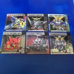 元祖SDガンダムスナック　まとめ売り　6枚セット