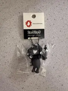 万博　黒ミャクミャク　PVCキーホルダー　C