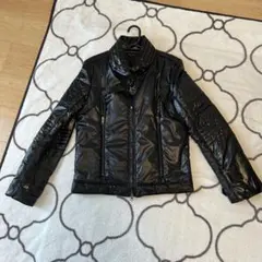 メンズ　ブルゾン　サイズ2 古着　部分レザー