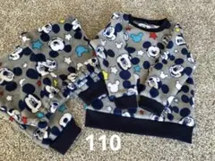 パジャマ/ 110/フリース/ミッキーマウス / ルームウェア/ディズニー