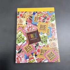 チロルチョコ メモ帳 文房具　平成レトロのサムネイル