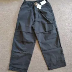 新品　uniqlo c ユニクロ　ワイド　パラシュート　デニム　パンツ　ブラック