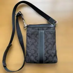Coach 6016ショルダーバッグ ポーチ シグネチャー ブラック