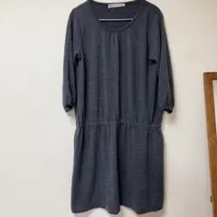 anyFAM グレーニットワンピース　サイズL