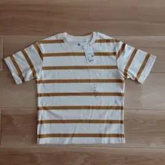 新品 ユニクロ エアリズムコットン ボーダーTシャツ 140