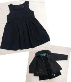 コムサ　キッズ　ワンピース(90)＆アウター コート(100) 　フォーマル