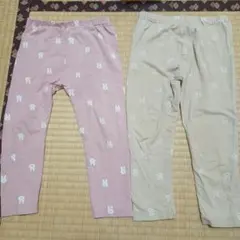 95センチ　うさぎ スパッツ2枚セット