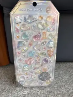 ボンボンドロップシール　水族館シャーベット