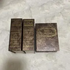 ブックボックス 洋書 アンティーク風 3個セット ブラウン